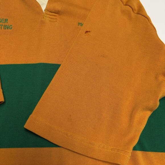 Vintage Marauders Rugby Jersey Shirt Mens Large 23x31 Orange - Picture 5 of 14